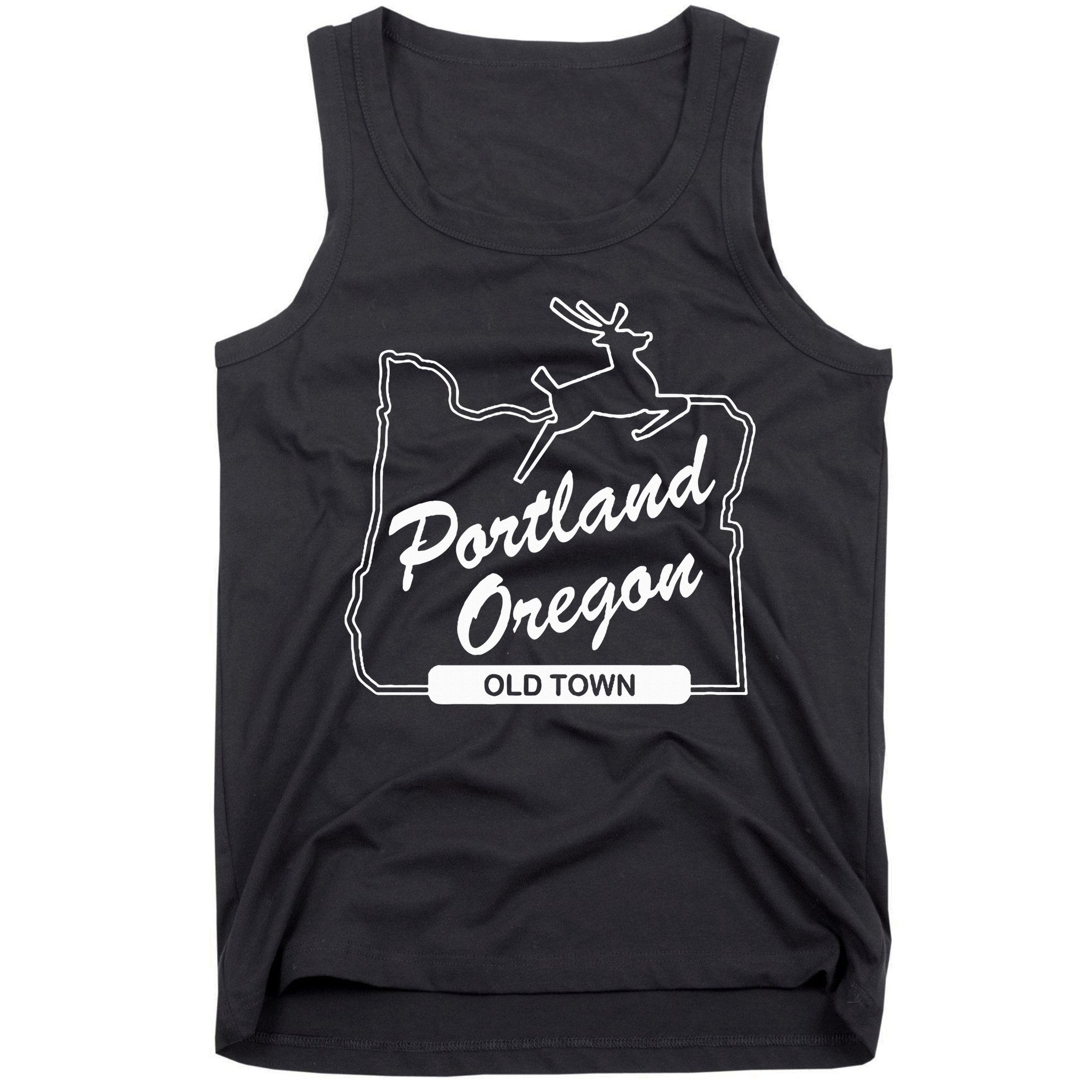 Pdx Portland Oregon Sign Old Town Portland Oregon Tank Top