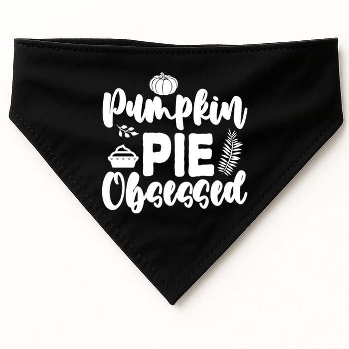 Pumpkin Pie Obsessed USA-Made Doggie Bandana