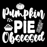 Pumpkin Pie Obsessed USA-Made Doggie Bandana