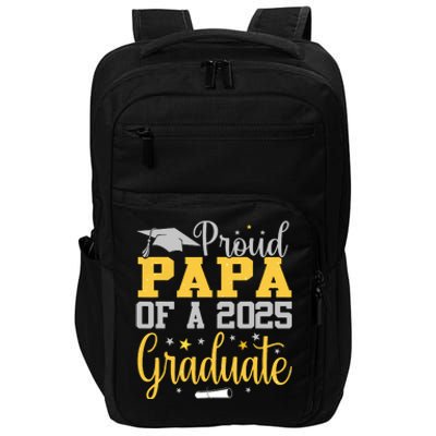 Proud Papa Of A 2025 Graduate Class Senior Graduation Impact Tech Backpack