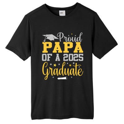 Proud Papa Of A 2025 Graduate Class Senior Graduation Tall Fusion ChromaSoft Performance T-Shirt