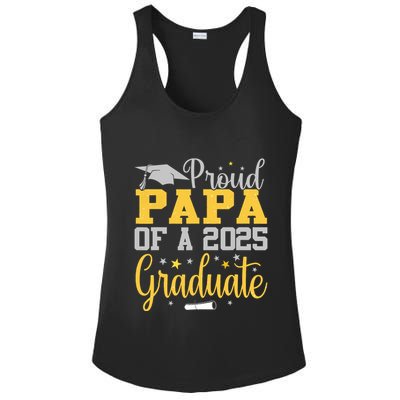 Proud Papa Of A 2025 Graduate Class Senior Graduation Ladies PosiCharge Competitor Racerback Tank