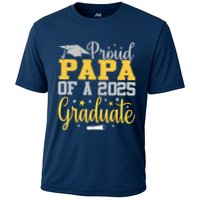 Proud Papa Of A 2025 Graduate Class Senior Graduation Cooling Performance Crew T-Shirt