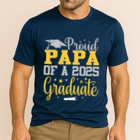 Proud Papa Of A 2025 Graduate Class Senior Graduation Cooling Performance Crew T-Shirt