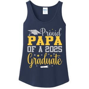 Proud Papa Of A 2025 Graduate Class Senior Graduation Ladies Essential Tank