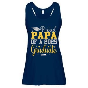 Proud Papa Of A 2025 Graduate Class Senior Graduation Ladies Essential Flowy Tank