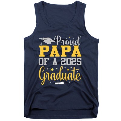 Proud Papa Of A 2025 Graduate Class Senior Graduation Tank Top