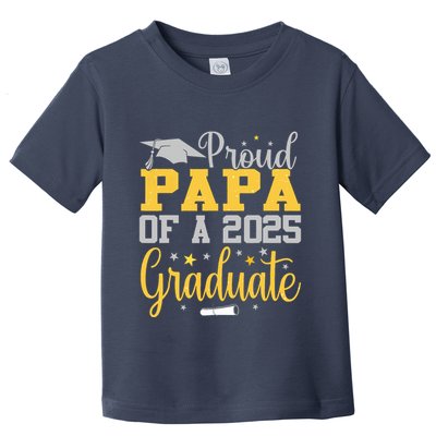Proud Papa Of A 2025 Graduate Class Senior Graduation Toddler T-Shirt