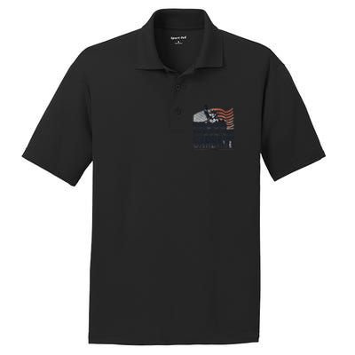 Proud Piece Of Garbage Garbage For Trump PosiCharge RacerMesh Polo