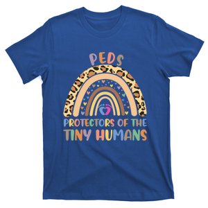 Peds Protectors Of Tiny Hu Rainbow Pediatrics Nurse Meaningful Gift T-Shirt