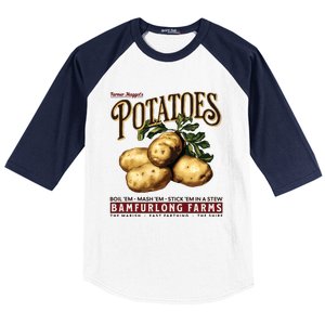 Potatoes Baseball Sleeve Shirt