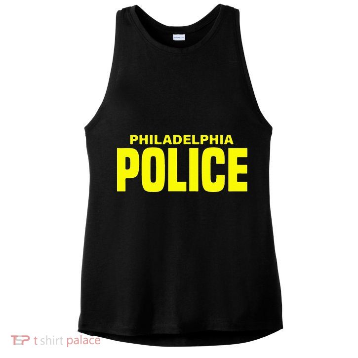 Philadelphia Police Officer Pennsylvania Policeman Ladies PosiCharge Tri-Blend Wicking Tank