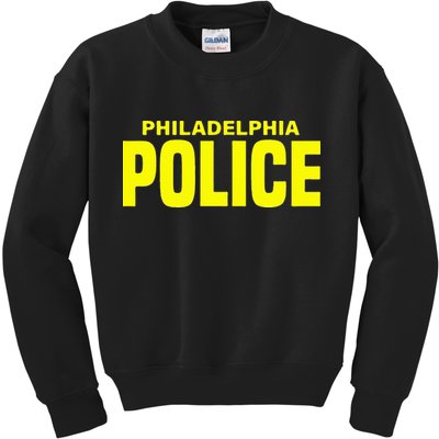 Philadelphia Police Officer Pennsylvania Policeman Kids Sweatshirt