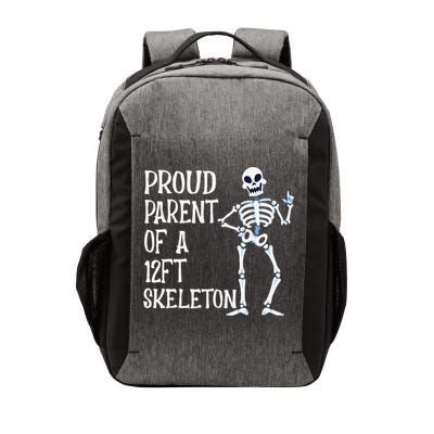 Proud Parent Of A 12 Foot Skeleton Funny Halloween Costume Vector Backpack