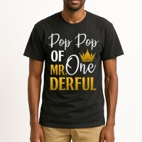 Pop Pop Of Mr Onederful 1st Birthday Mother's Day Tall T-Shirt