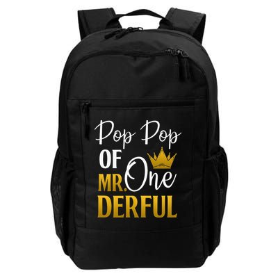 Pop Pop Of Mr Onederful 1st Birthday Mother's Day Backpack