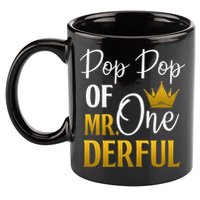 Pop Pop Of Mr Onederful 1st Birthday Mother's Day 11oz C Handle Ceramic Mug