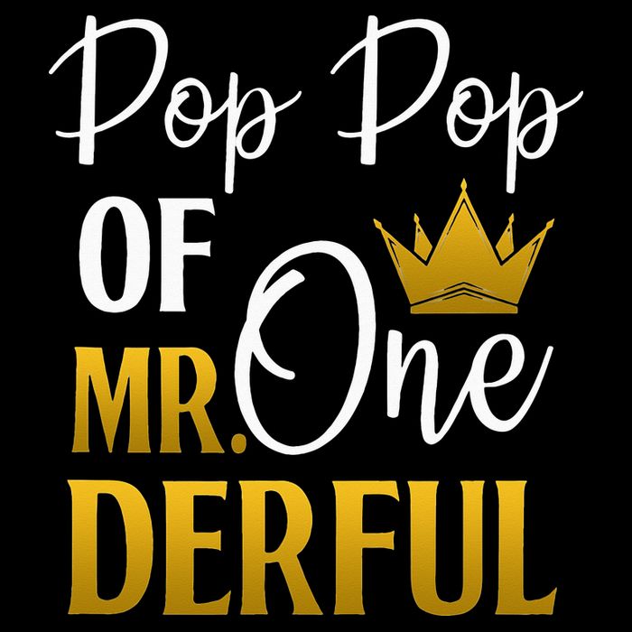 Pop Pop Of Mr Onederful 1st Birthday Mother's Day Drawstring Bag