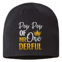Pop Pop Of Mr Onederful 1st Birthday Mother's Day Sustainable Beanie