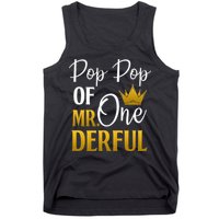 Pop Pop Of Mr Onederful 1st Birthday Mother's Day Tank Top