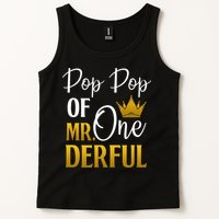 Pop Pop Of Mr Onederful 1st Birthday Mother's Day Tank Top