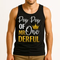Pop Pop Of Mr Onederful 1st Birthday Mother's Day Tank Top