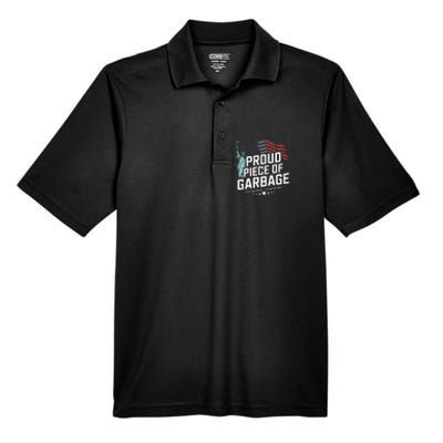 Proud Piece Of Garbage Funny Garbage Men's Origin Performance Pique Polo