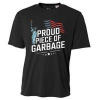 Proud Piece Of Garbage Funny Garbage Cooling Performance Crew T-Shirt