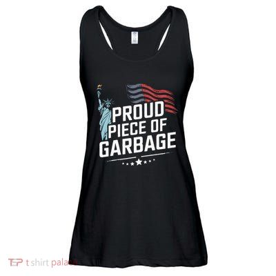 Proud Piece Of Garbage Funny Garbage Ladies Essential Flowy Tank