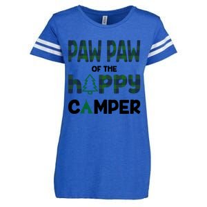 Paw Paw Of Happy Camper 1st Birthday Paw Paw Gift Enza Ladies Jersey Football T-Shirt