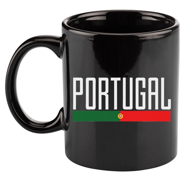 Portugal 11oz C Handle Ceramic Mug