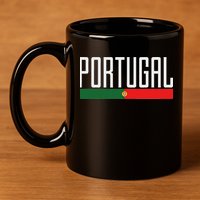 Portugal 11oz C Handle Ceramic Mug