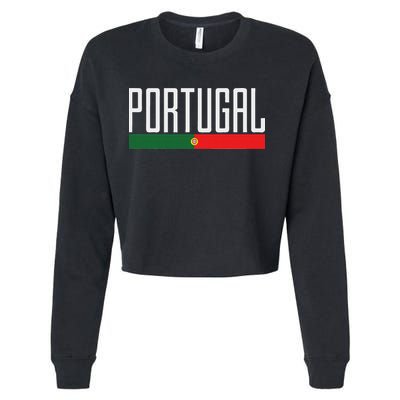 Portugal Cropped Pullover Crew