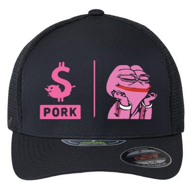 $Pork Flexfit Unipanel Trucker Cap