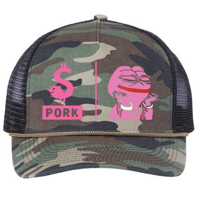 $Pork Retro Rope Trucker Hat Cap