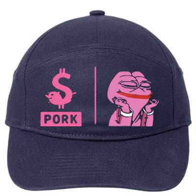 $Pork 7-Panel Snapback Hat