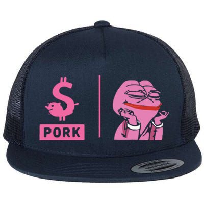 $Pork Flat Bill Trucker Hat