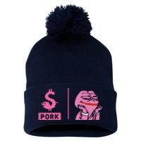 $Pork Pom Pom 12in Knit Beanie