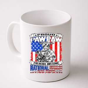 Proud Pawpaw Of National Guard Soldier Army Grandfather Gift Coffee Mug