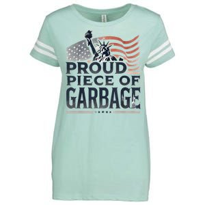 Proud Piece Of Garbage Garbage For Trump Enza Ladies Jersey Football T-Shirt