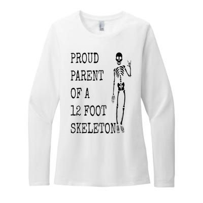 Proud parent of a 12 foot skeleton Womens CVC Long Sleeve Shirt