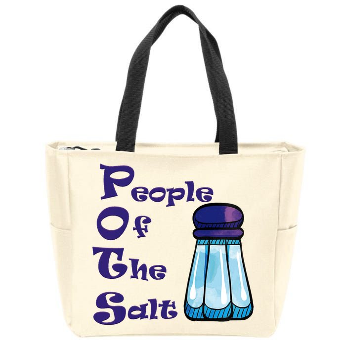 POTS People Of The Salt Zip Tote Bag