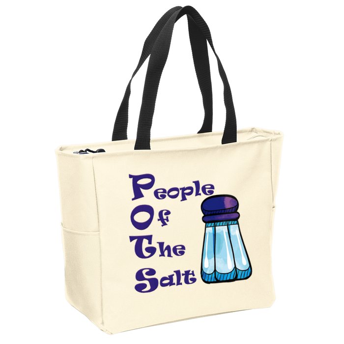 POTS People Of The Salt Zip Tote Bag