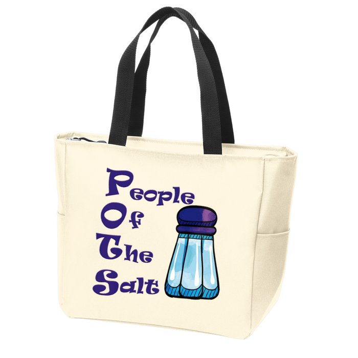POTS People Of The Salt Zip Tote Bag