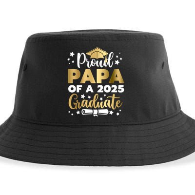 Proud Papa Of A 2025 Graduate Dad Senior 2025 Gift Sustainable Bucket Hat