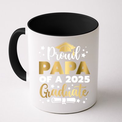 Proud Papa Of A 2025 Graduate Dad Senior 2025 Gift Mug