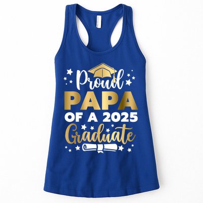 Proud Papa Of A 2025 Graduate Dad Senior 2025 Gift Womens Tank Top