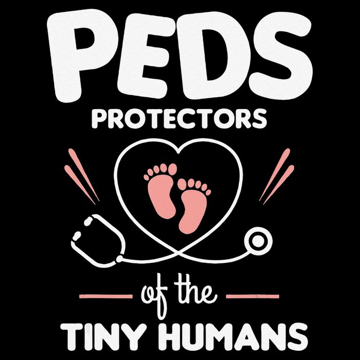 Peds Protectors Of The Tiny Humans Pediatrician Pediatrics Cooling Performance Crew T-Shirt