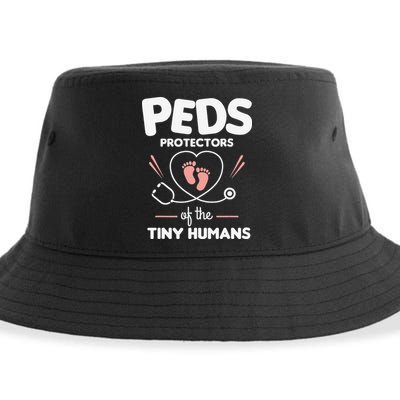 Peds Protectors Of The Tiny Humans Pediatrician Pediatrics Sustainable Bucket Hat