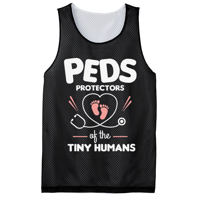 Peds Protectors Of The Tiny Humans Pediatrician Pediatrics Mesh Reversible Basketball Jersey Tank